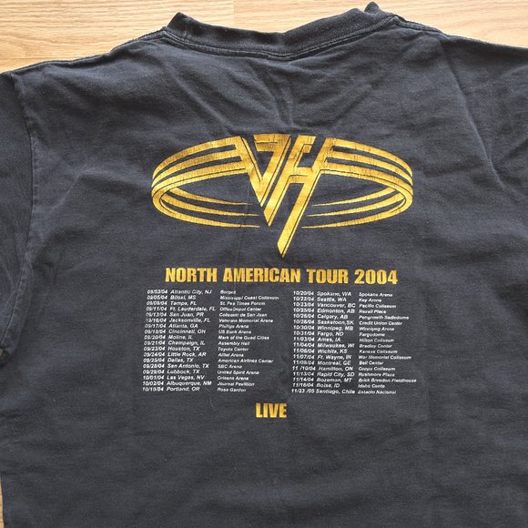 Vintage Van Halen Rock Band, 2004 North American Tour T Shirt, Size L - Picture 8 of 8